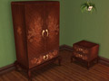 free sims 2 downloads - Armoire & Side Table 
