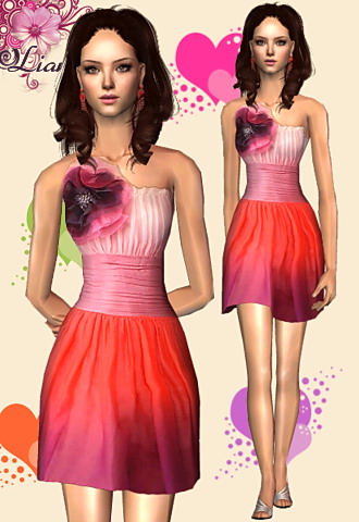 Valentines Day Flower Dress