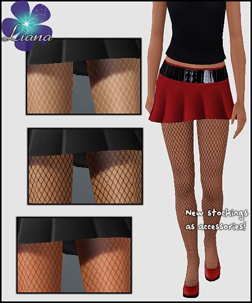 Fence Net Tights - you can put any color on the net. Available for teen, ya/adult, elder.