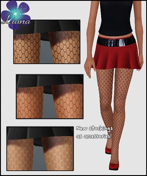 Net Tights - you can put any color on the net. Available for teen, ya/adult, elder.