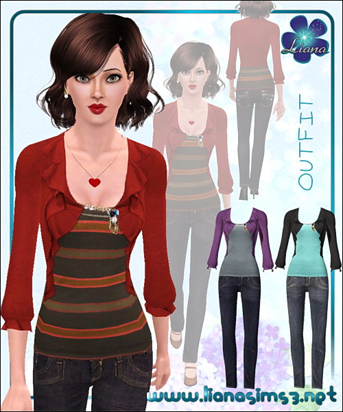 Skinny jeans and blazer everyday outfit, recolorable.