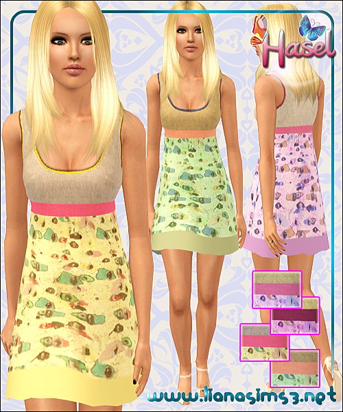 Pastel everyday babydoll dress, recolorable