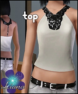 Glittery top with black applique(as stencil) - you can change the color and the pattern for the top. Available for everyday and formal.