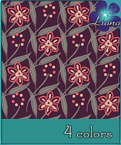Floral abstract pattern - you can use it on clothes, wallpapers, bedding, curtains.