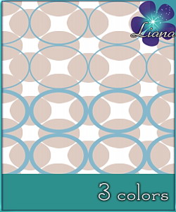 Magical circles pattern in 3 colors - you can use it for fashion, bedding and decor! See the alternate colors for more combinations!