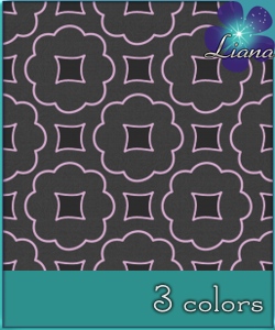 Pattern in 3 colors - best suited for wallpapers and furniture!