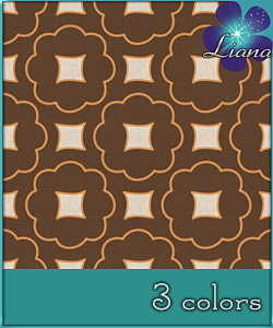 Pattern in 3 colors - best suited for wallpapers and furniture!