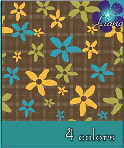 Floral Pattern for Sims3 in 4 colors!
