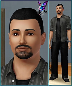 John Bruce - sims3 model - young adult male