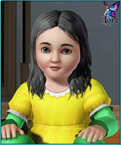 Emily Montana - sims3 model - toddler girl