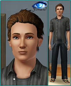 Josh - sims3 model - young adult male