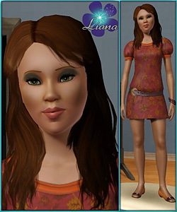 Riana Tyler - sims3 model - young adult female