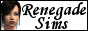 RenegadeSims Link Button - White